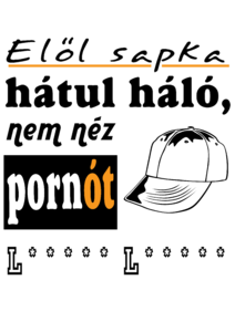 Elől sapka hátul háló